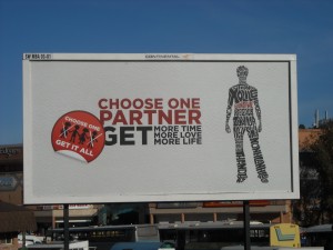 Stop the Spread of HIV Billboard